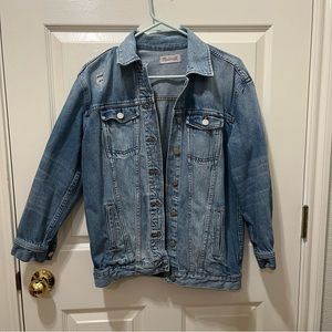 Madewell distressed jean jacket